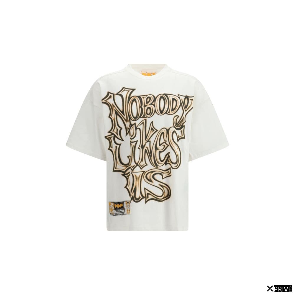 T-shirt beige en Coton — 1