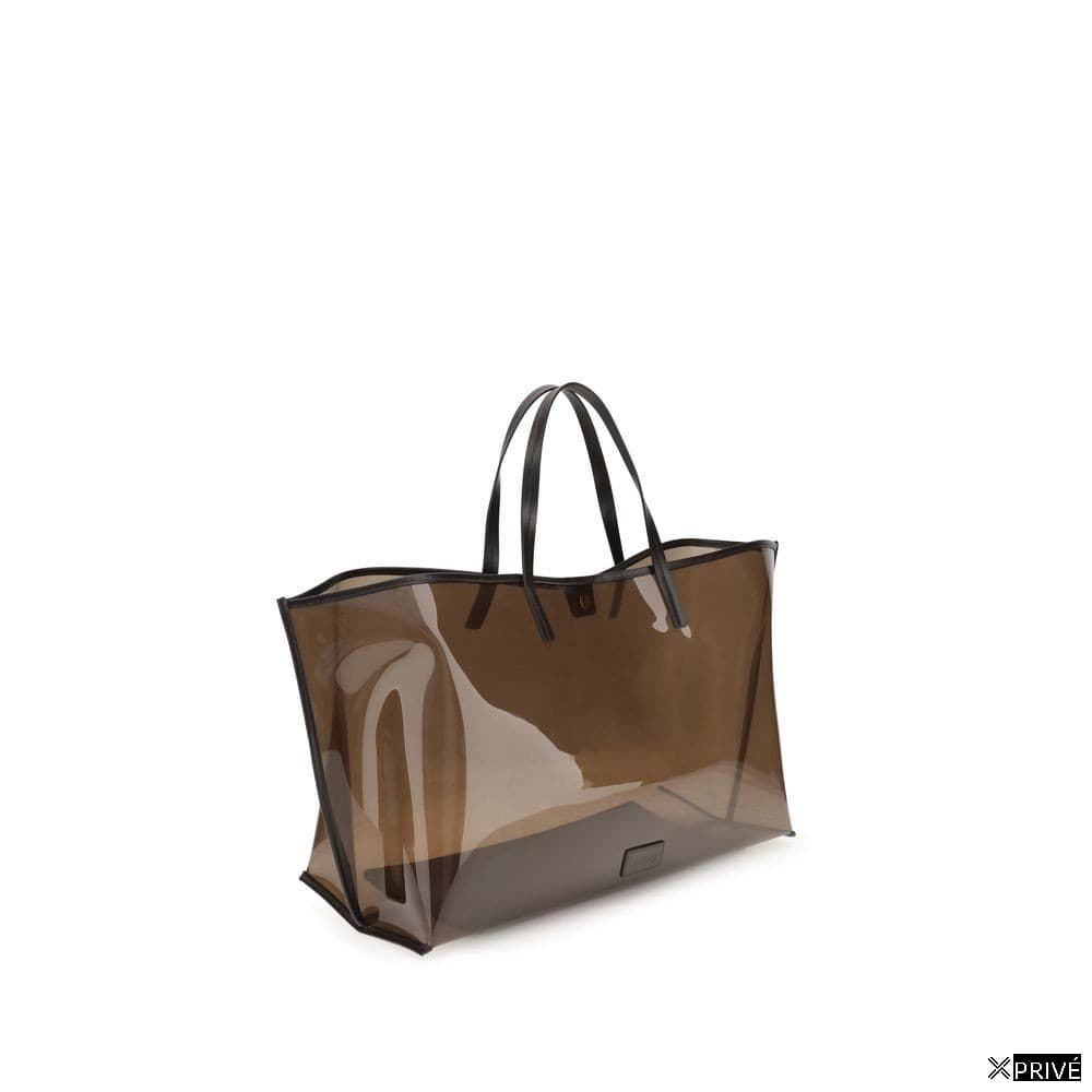Sac à main brun en PVC — 2
