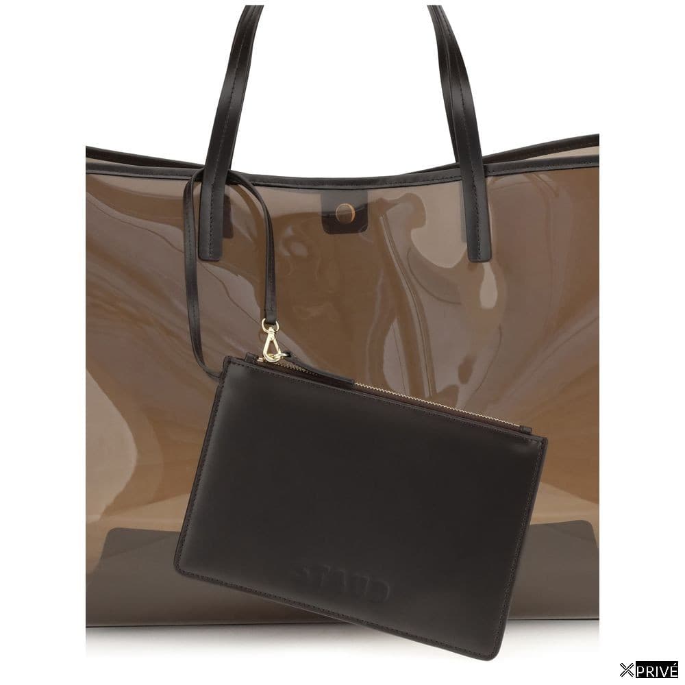 Sac à main brun en PVC — 4