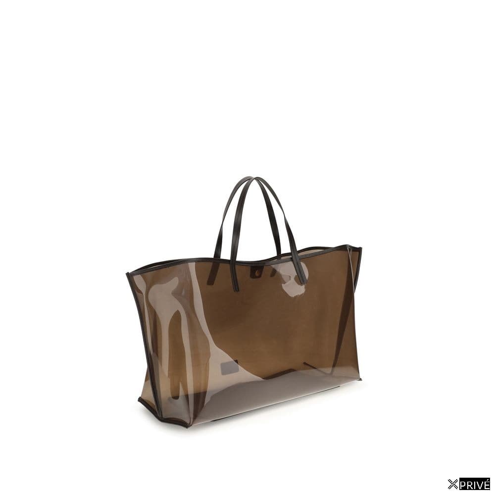 Sac à main brun en PVC — 3