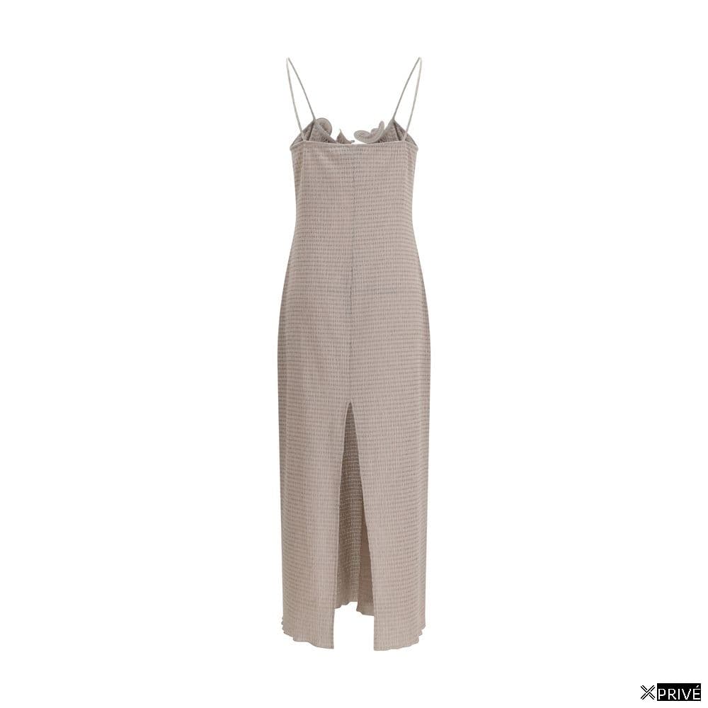 Robe brune en Lyocell — 2