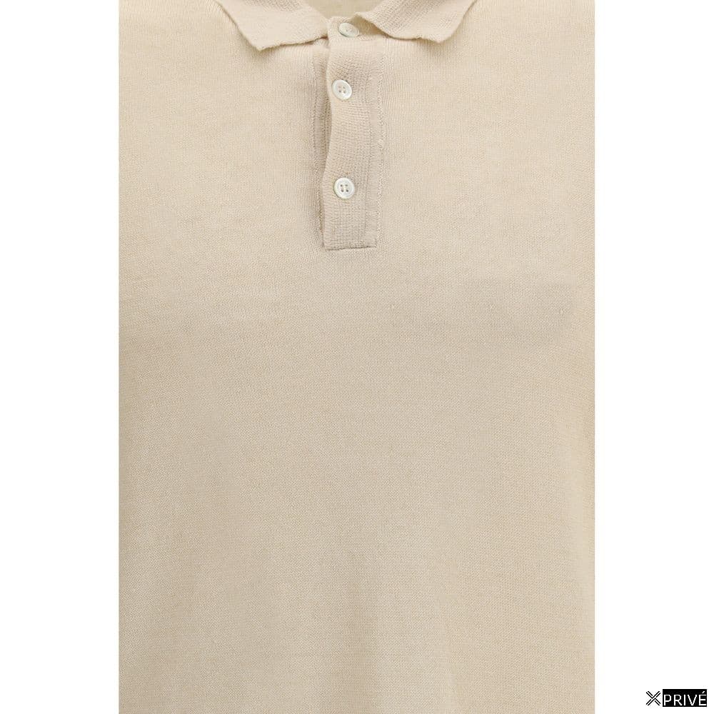 Polo beige en Lin — 3