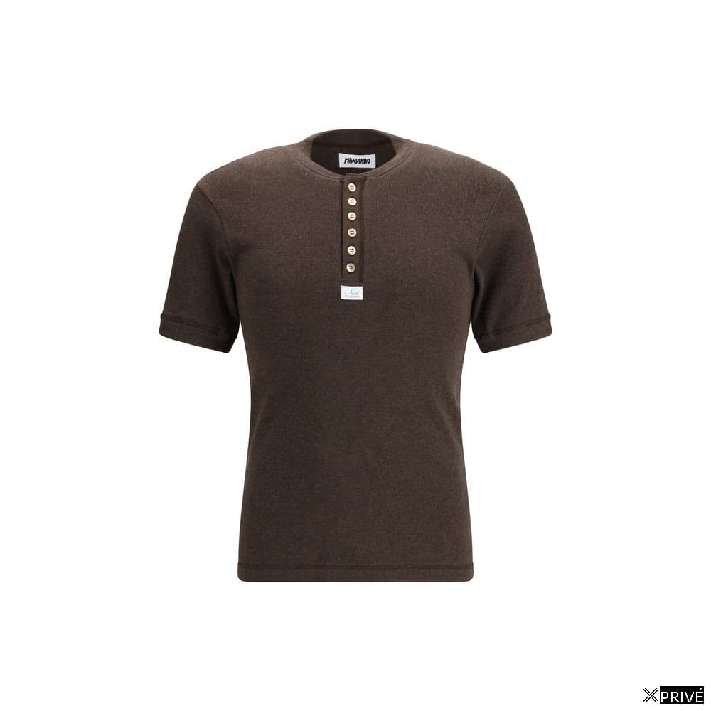 T-shirt brun en Coton — 1