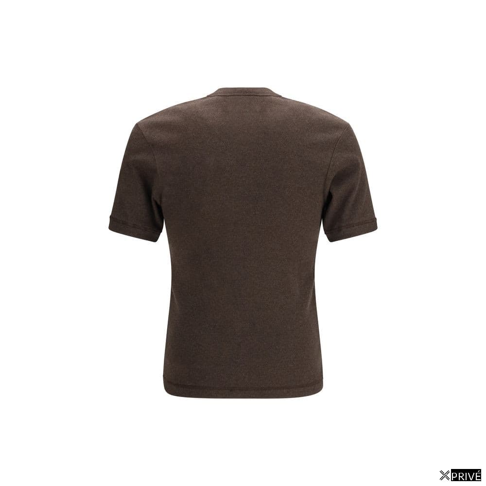T-shirt brun en Coton — 2
