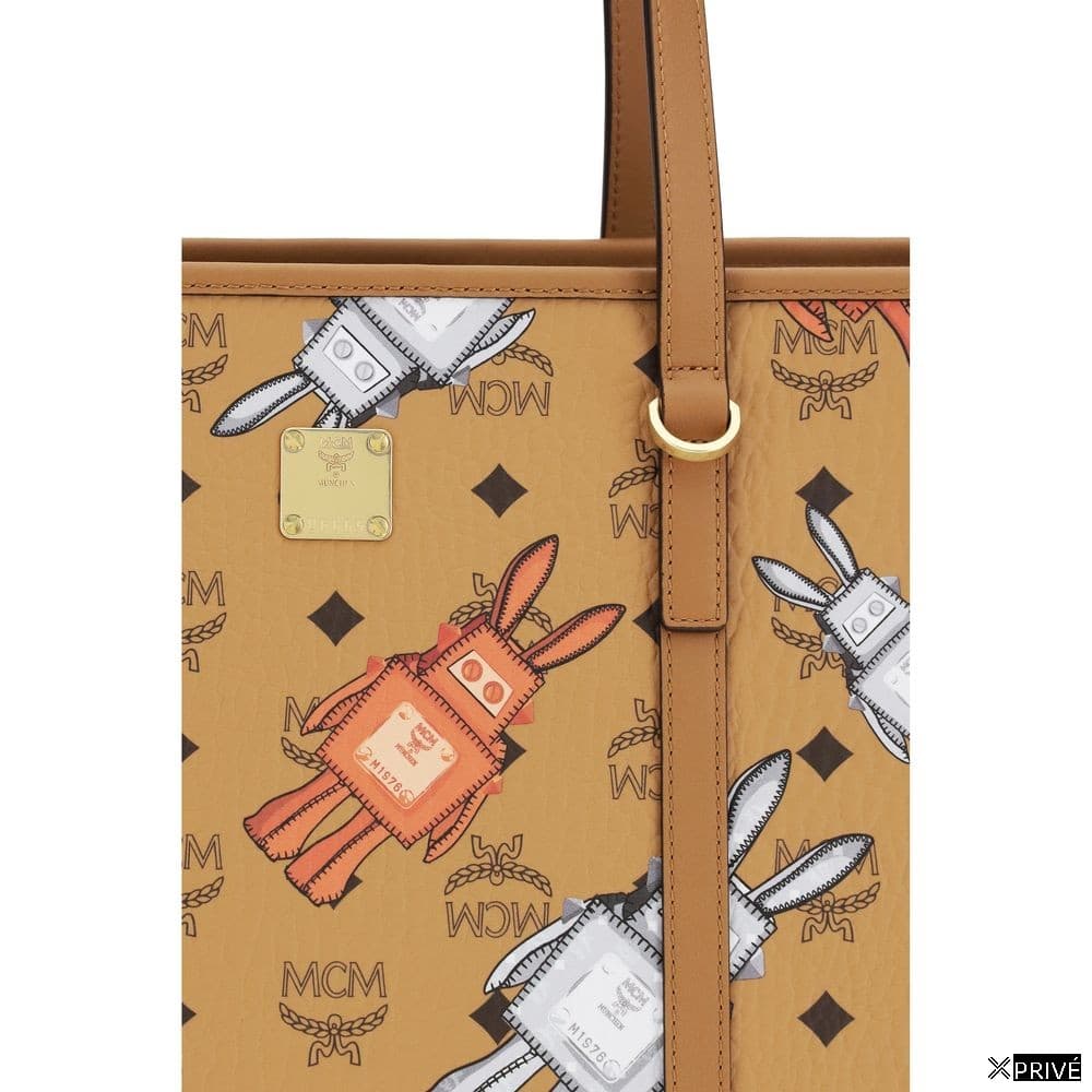 Sac bandoulière brun en Tissu — 4