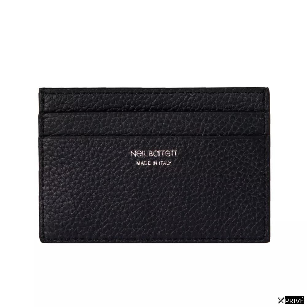 Portefeuille noir en Cuir — 2