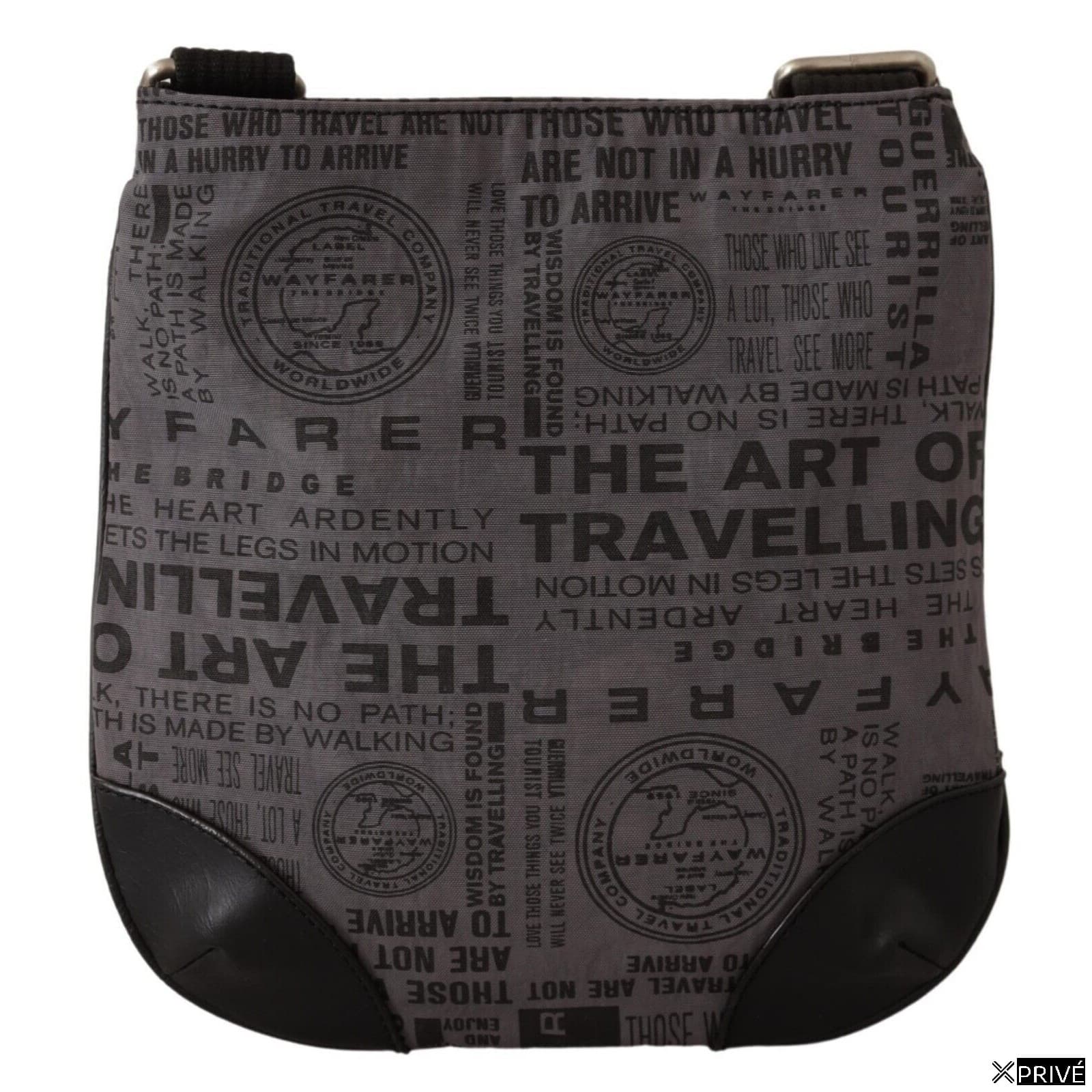 Sac porté croisé gris en Tissu — 4