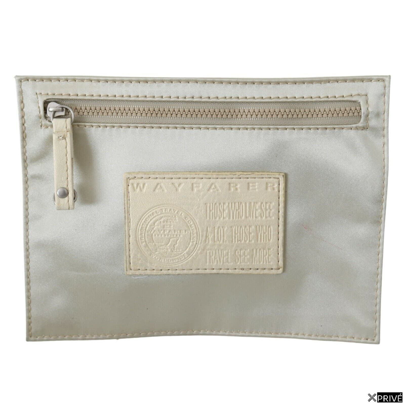 Portefeuille blanc en Tissu — 1