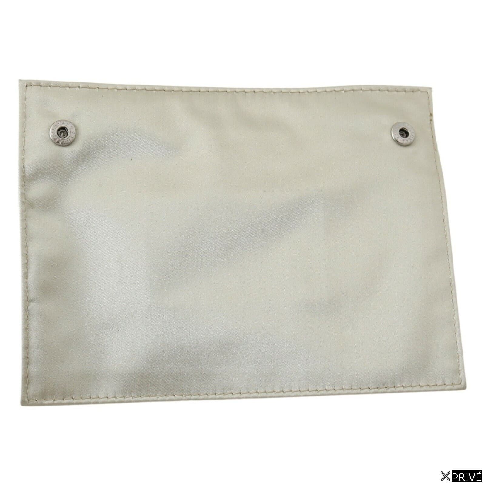Portefeuille blanc en Tissu — 3