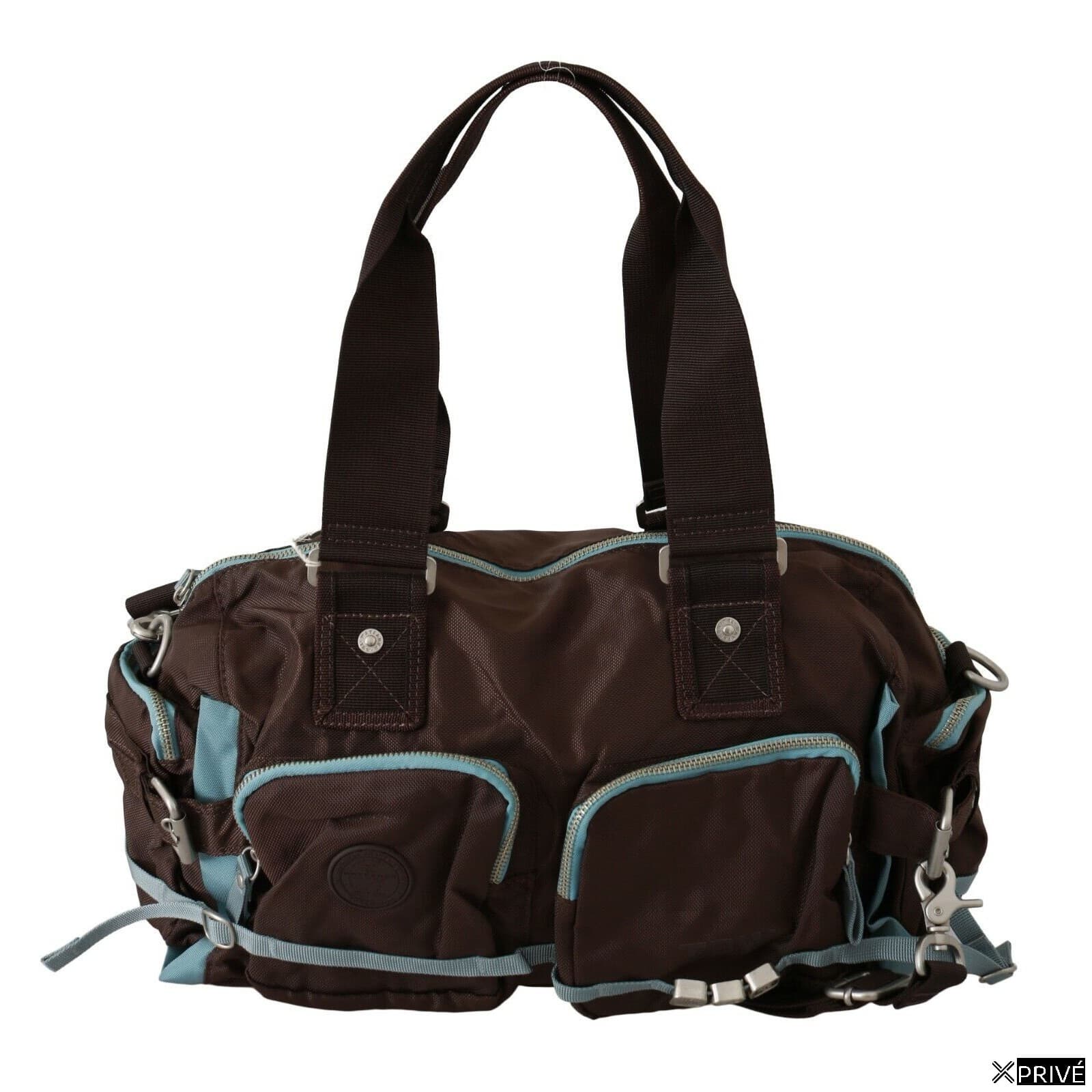 Sac de voyage brun en Tissu — 1
