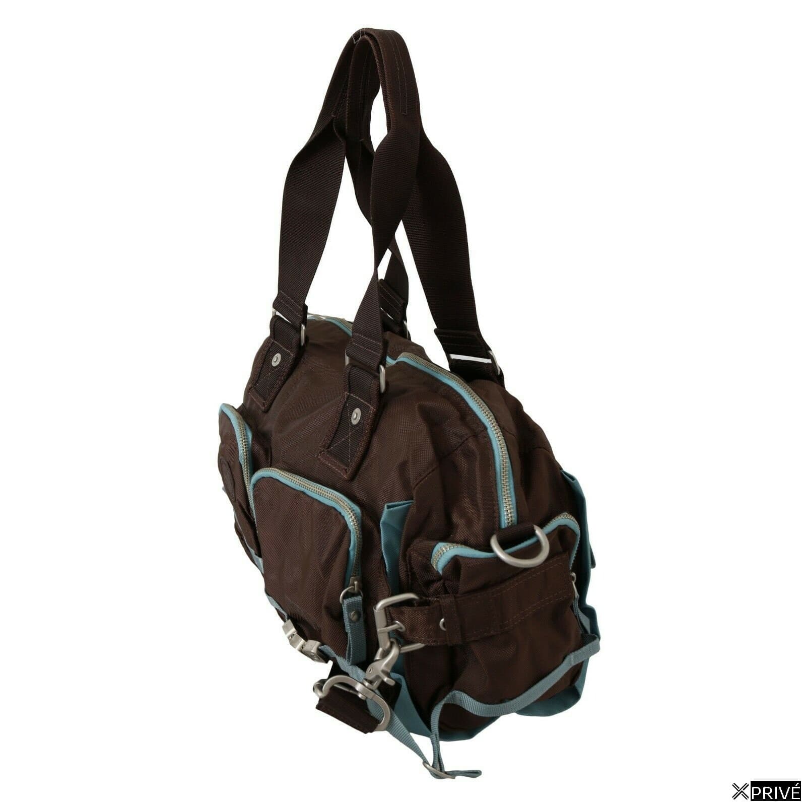 Sac de voyage brun en Tissu — 2