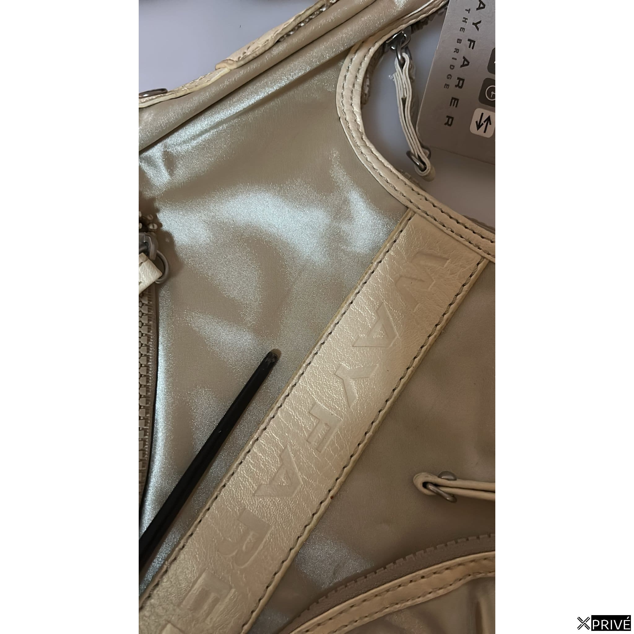 Sac bandoulière blanc en Tissu — 6