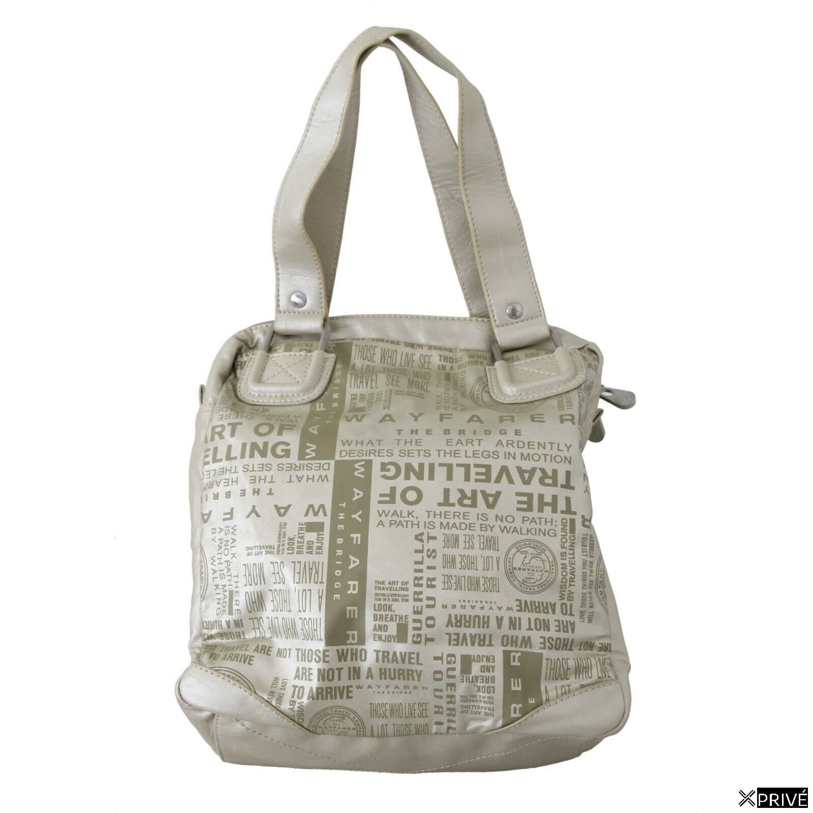 Sac bandoulière blanc en Tissu — 3