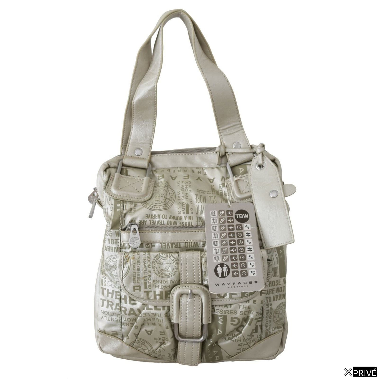 Sac bandoulière blanc en Tissu — 1