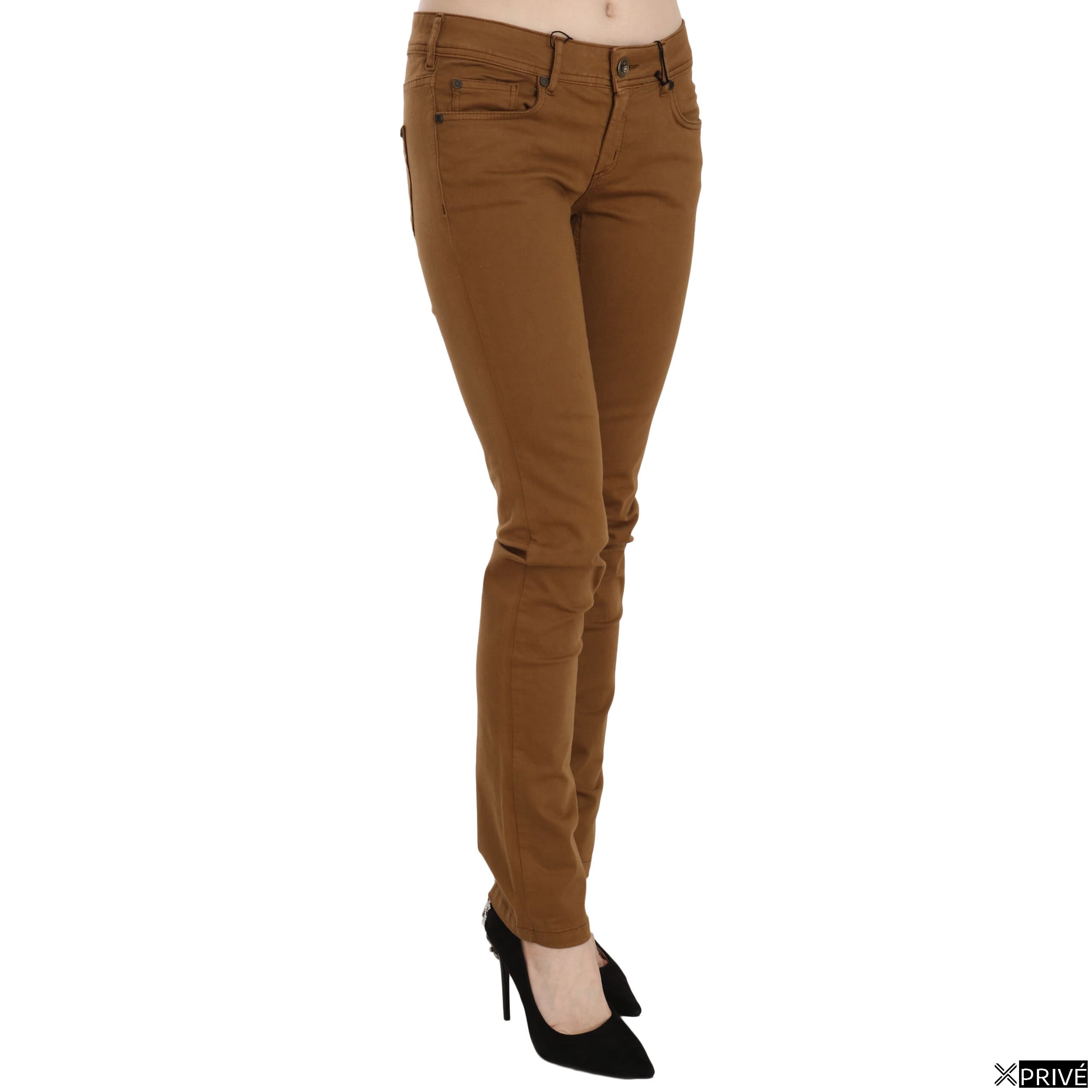 Jeans brun en Coton — 2
