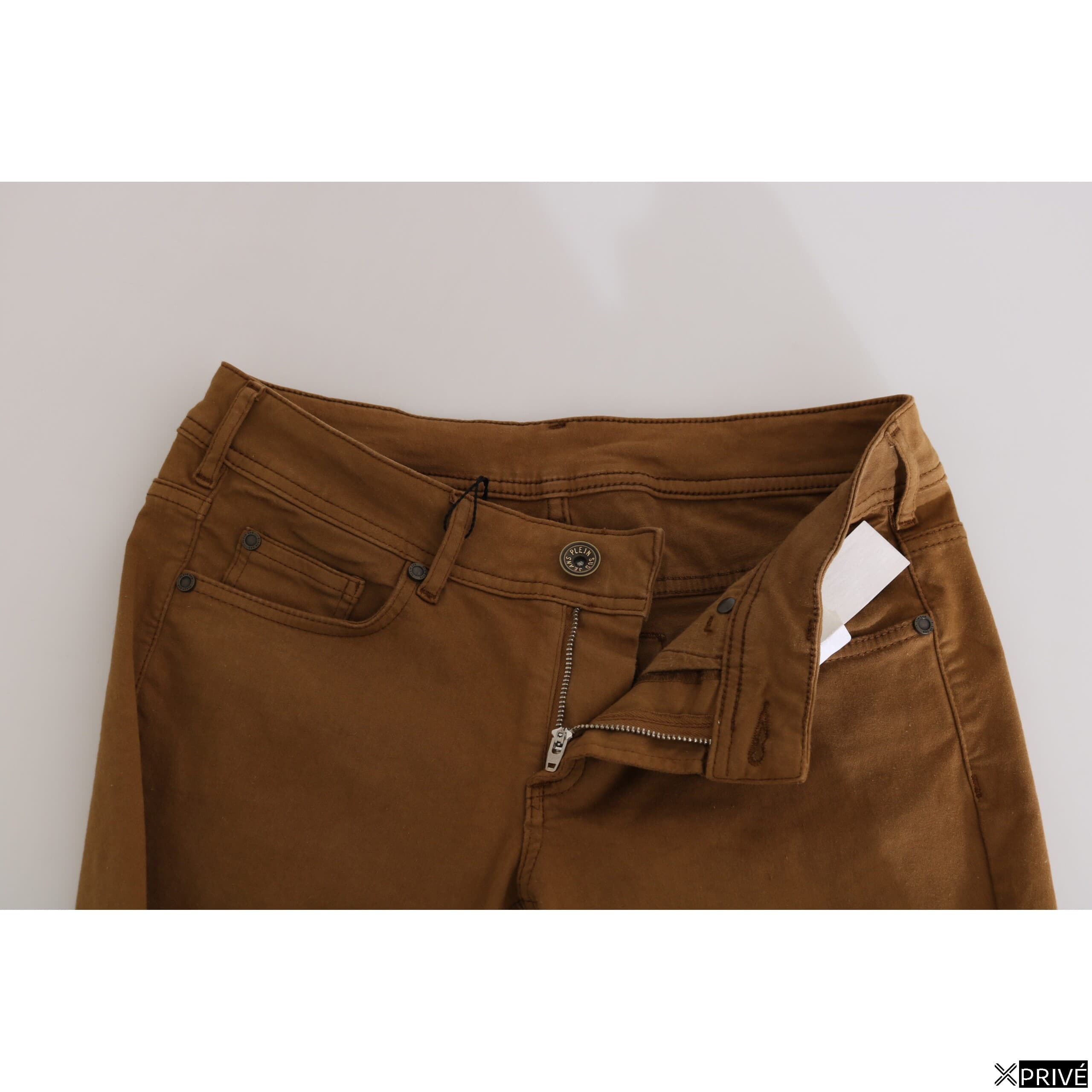 Jeans brun en Coton — 5