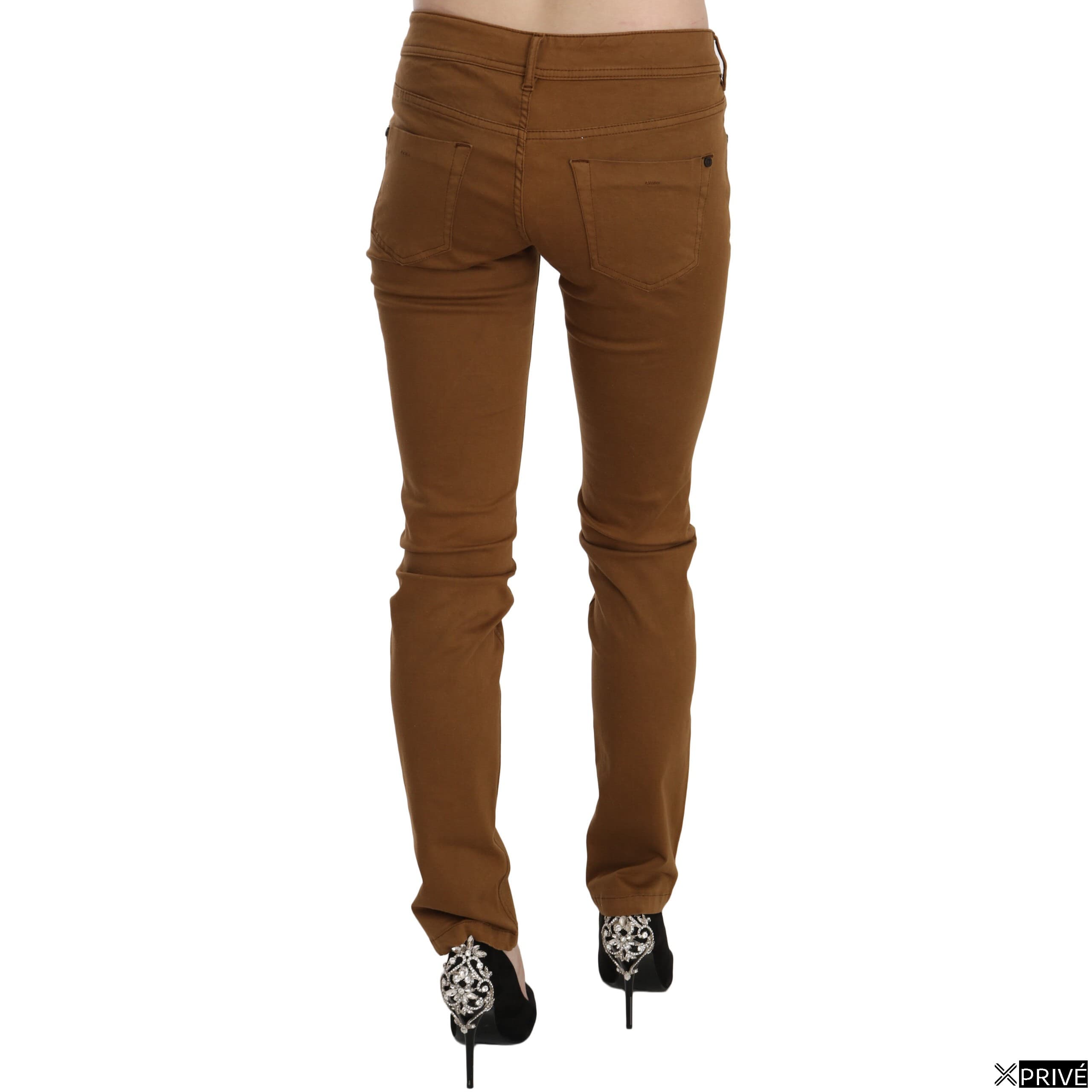Jeans brun en Coton — 4