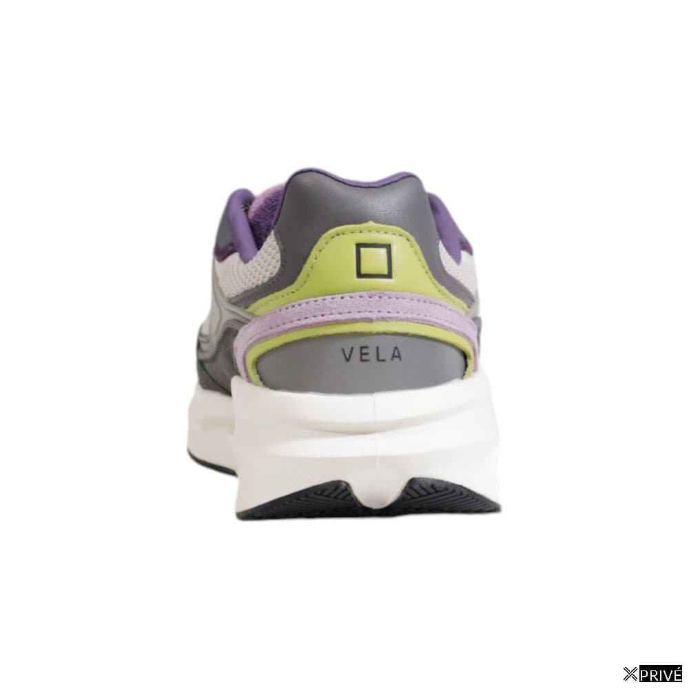 Chaussures de sport grises en Tissu — 4