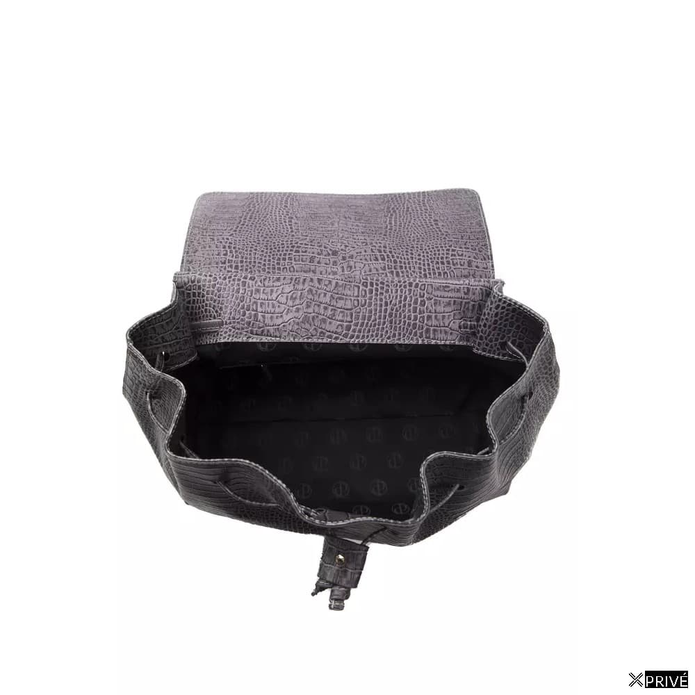 Sac bandoulière gris en Cuir — 5