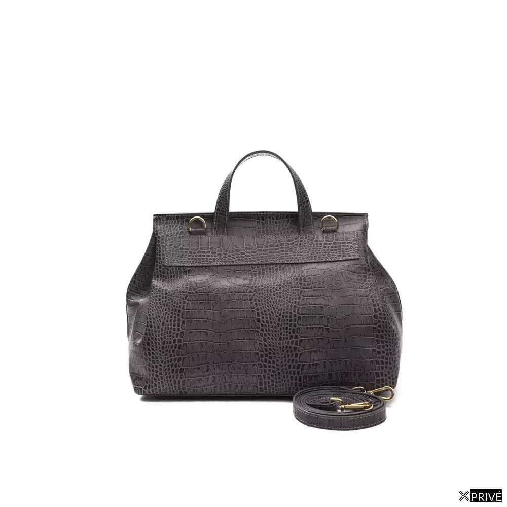 Sac bandoulière gris en Cuir — 3