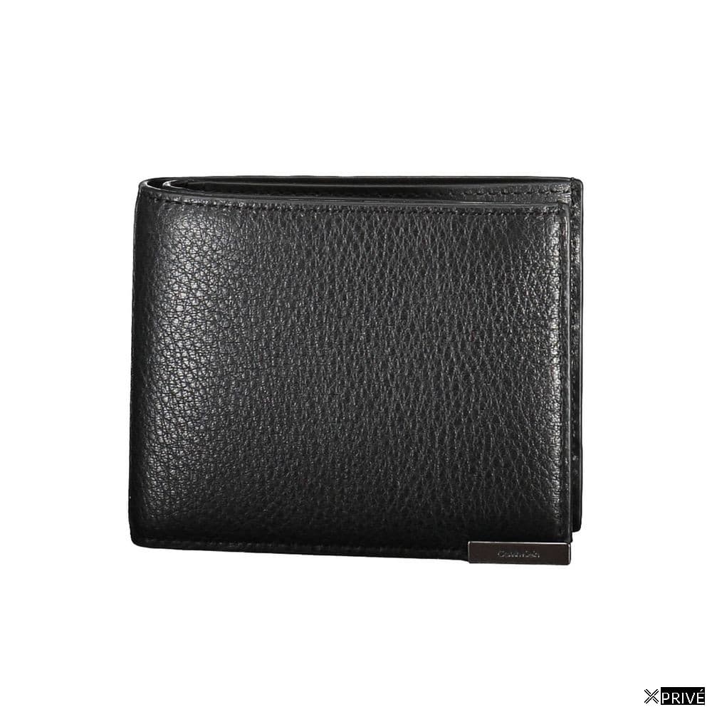 Portefeuille noir en Cuir — 1