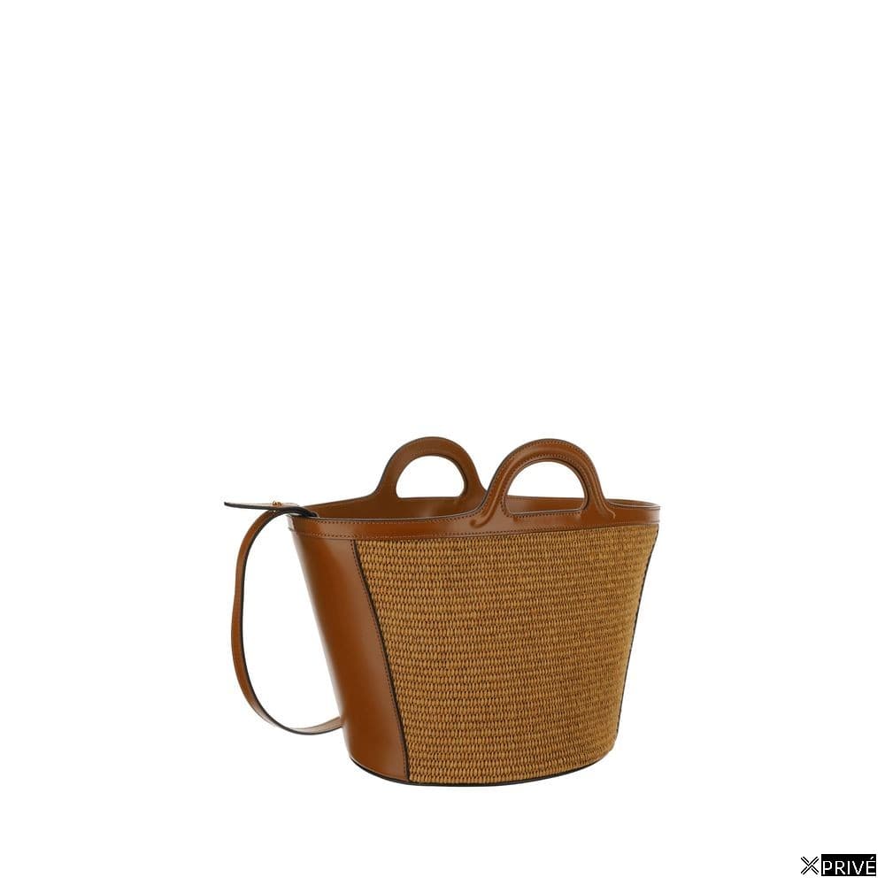 Sac bandoulière brun en Coton — 3