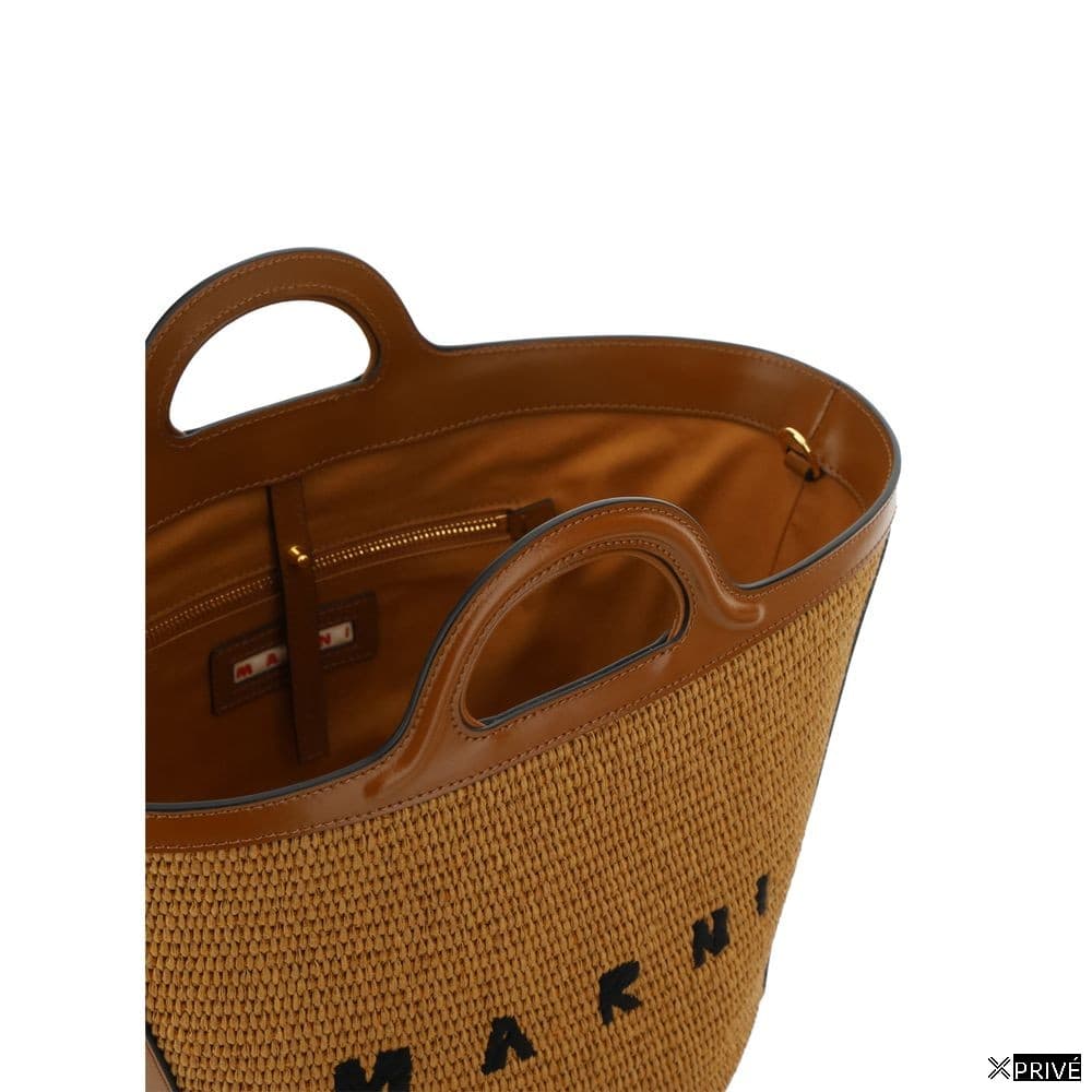 Sac bandoulière brun en Coton — 4