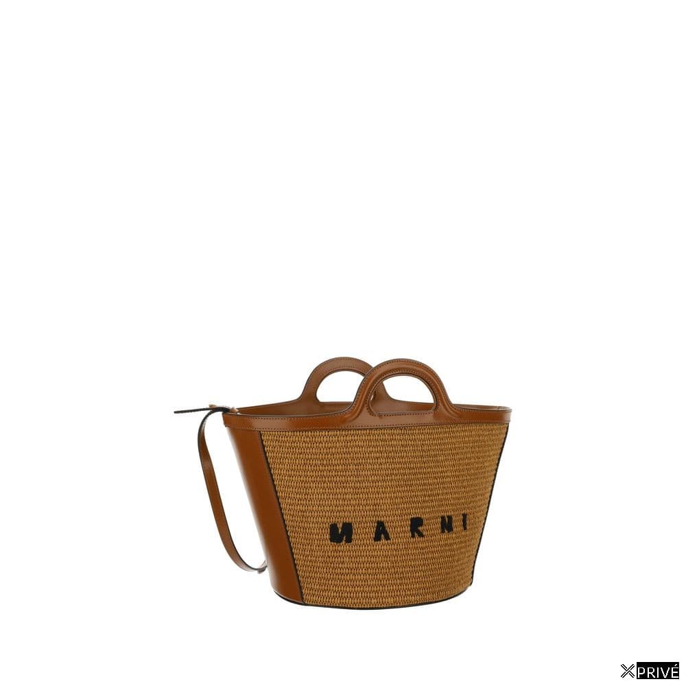 Sac bandoulière brun en Coton — 2