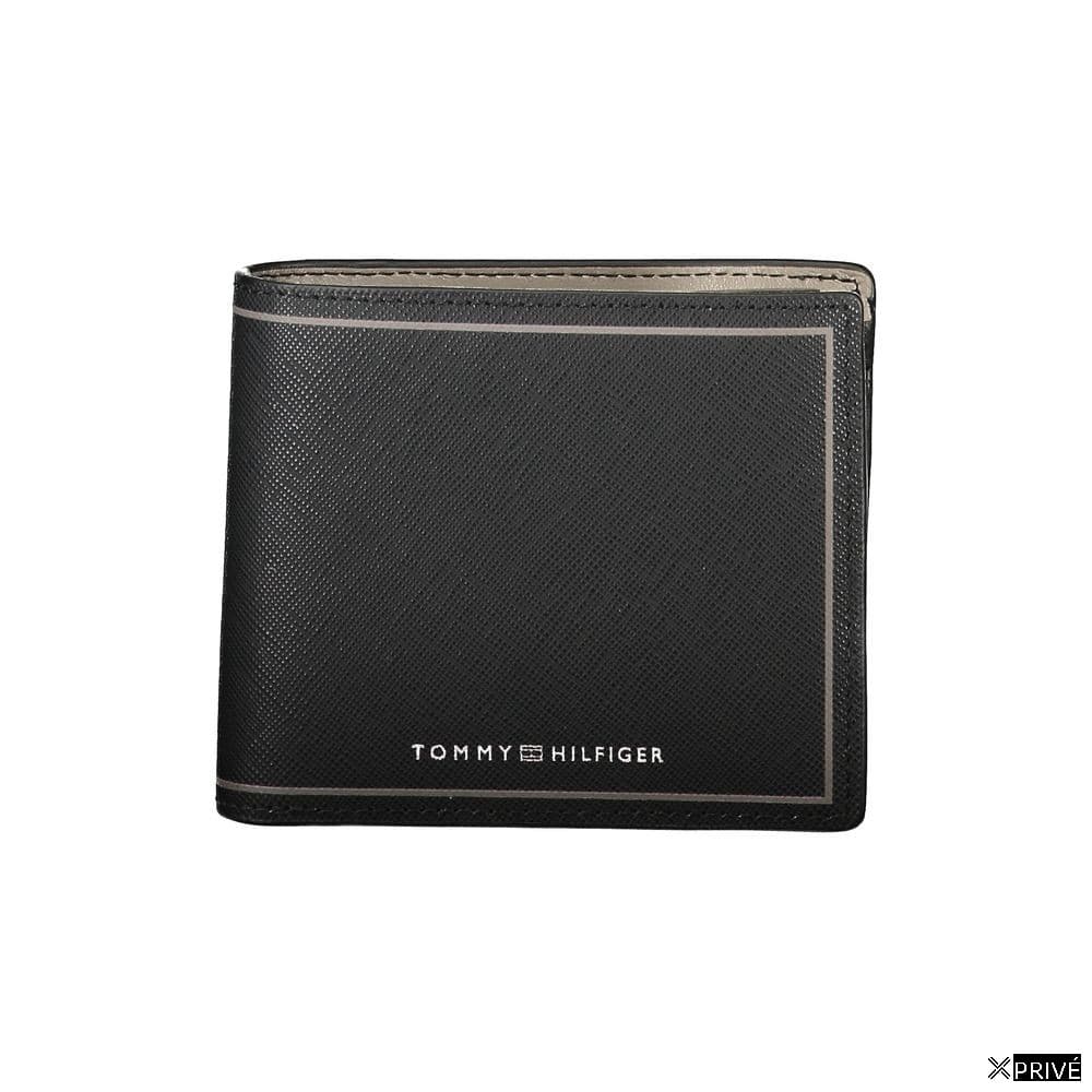 Portefeuille noir en Cuir — 1