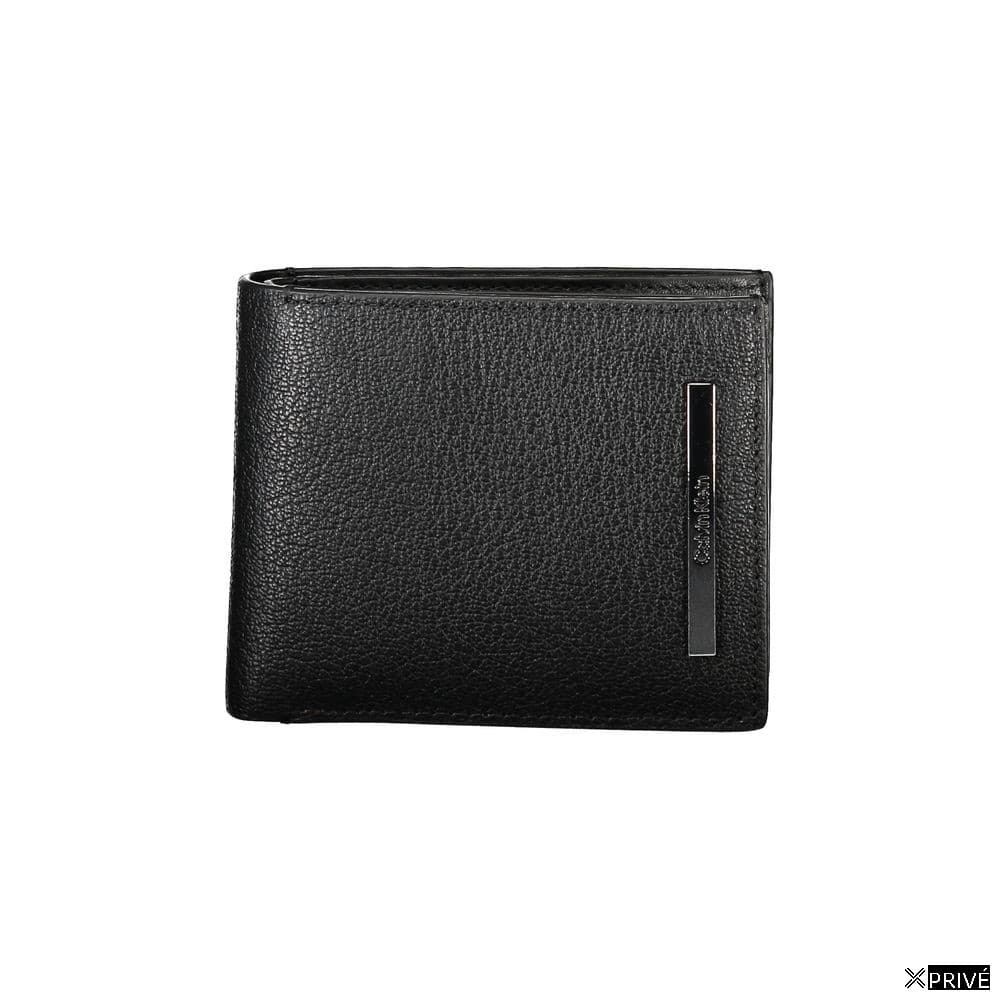 Portefeuille noir en Cuir — 1