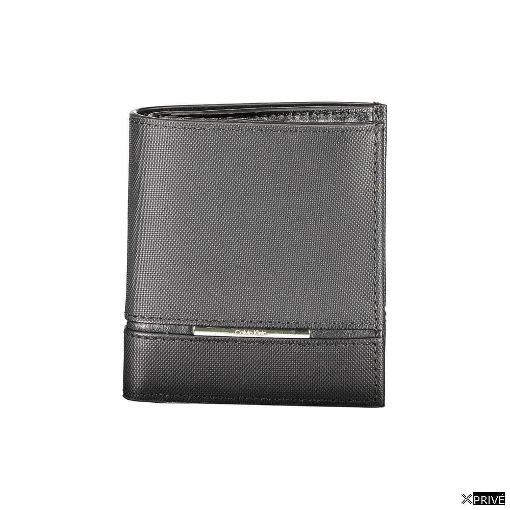 Portefeuille noir en Cuir — 1
