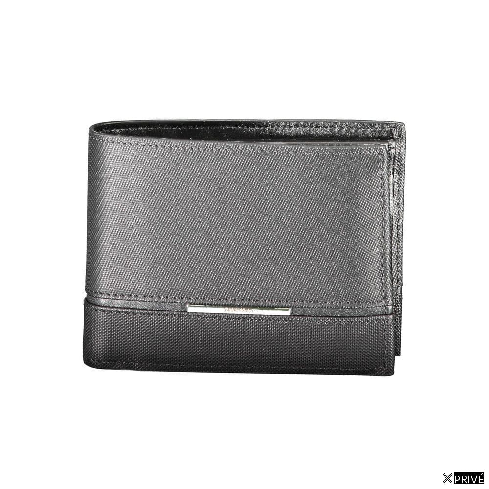 Portefeuille noir en Cuir — 1