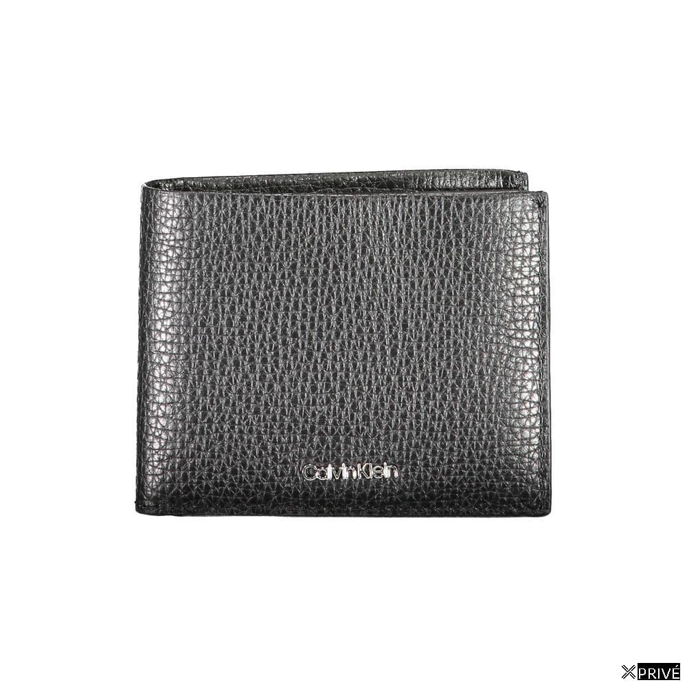 Portefeuille noir en Cuir — 1