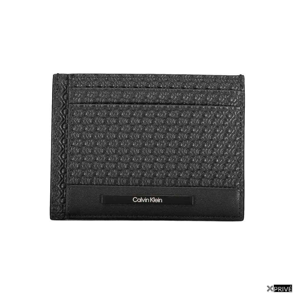 Portefeuille noir en Cuir — 1