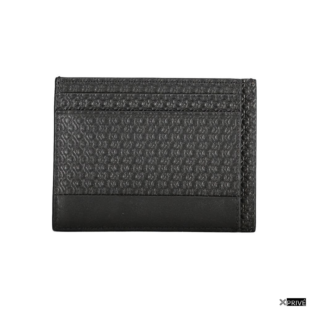 Portefeuille noir en Cuir — 2