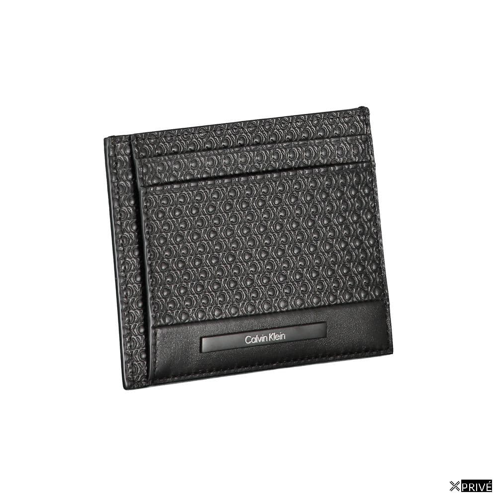 Portefeuille noir en Cuir — 3