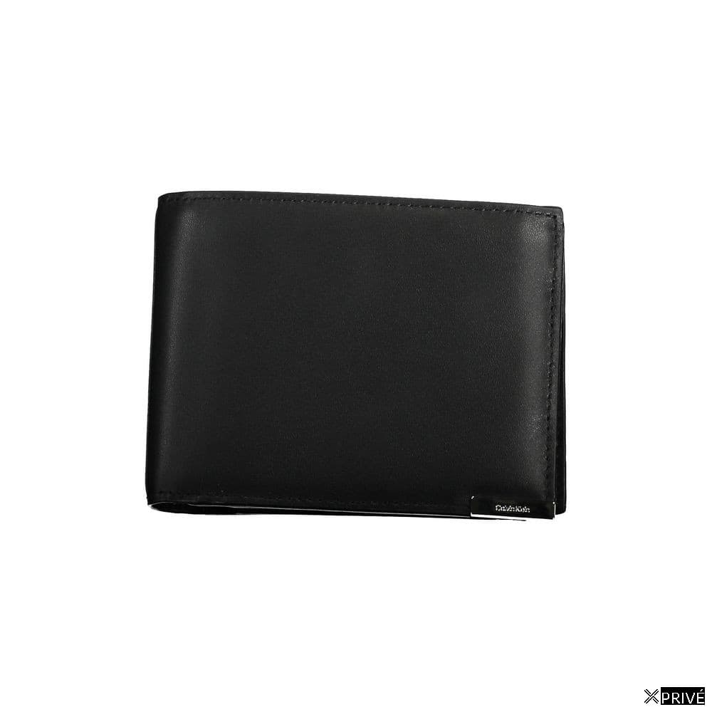 Portefeuille noir en Cuir — 1