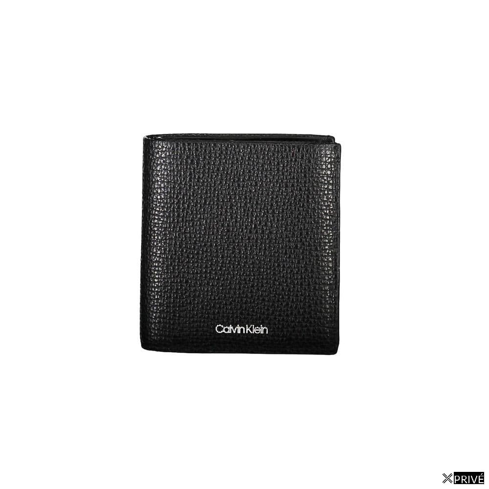 Portefeuille noir en Cuir — 1