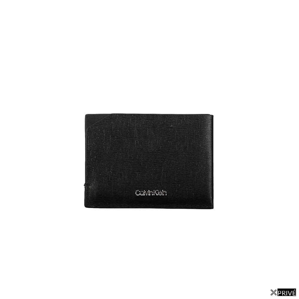 Portefeuille noir en Cuir — 1