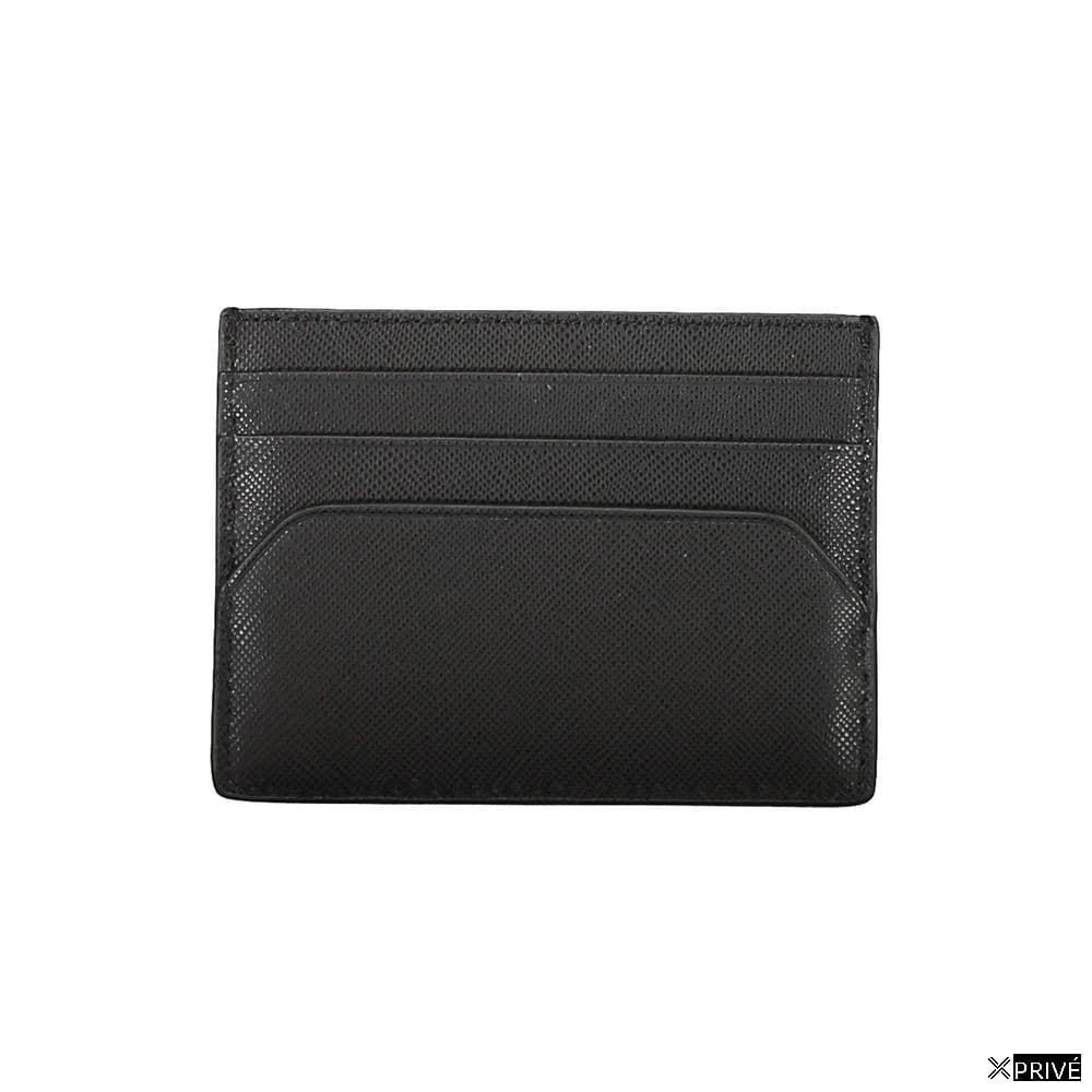 Portefeuille noir en Cuir — 2