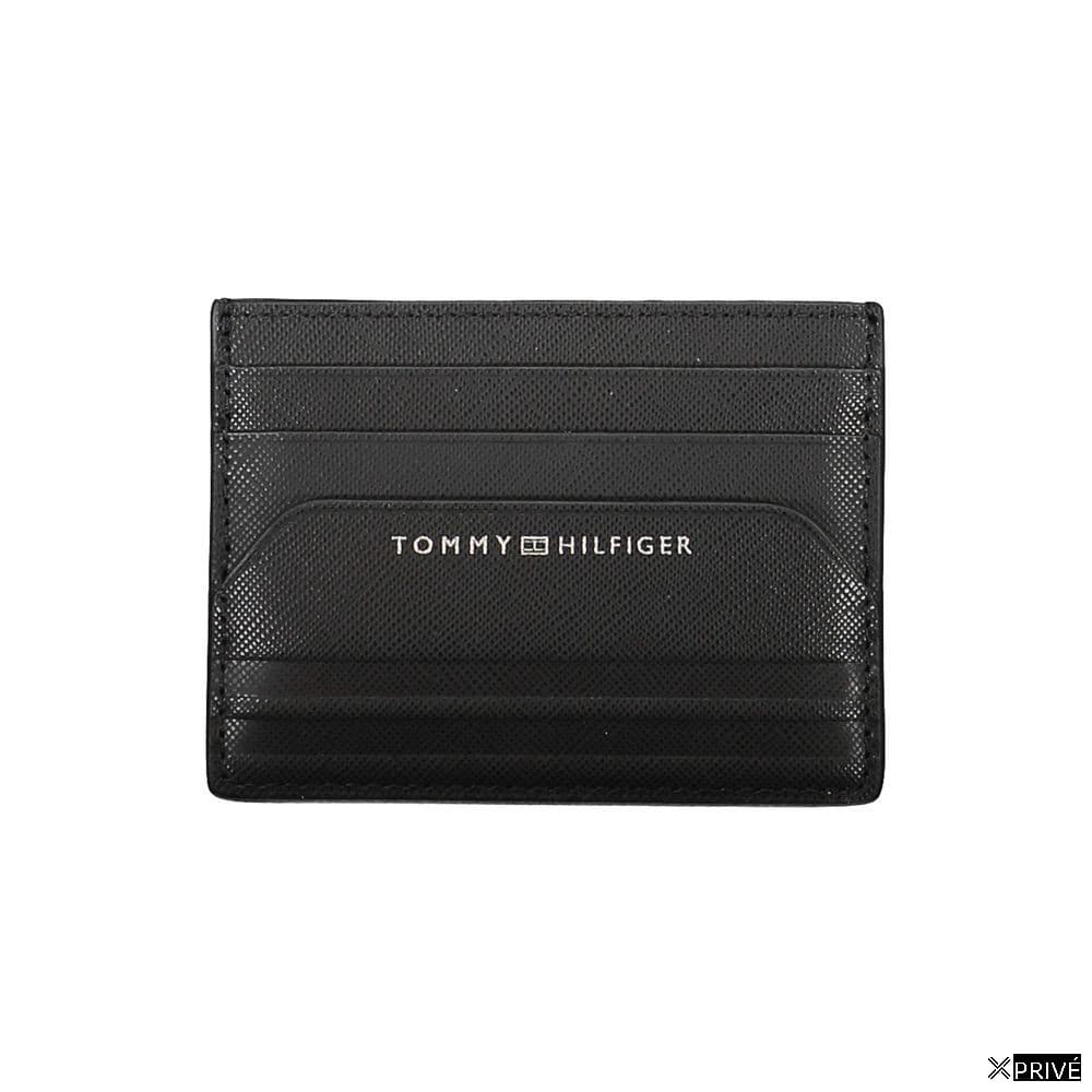 Portefeuille noir en Cuir — 1