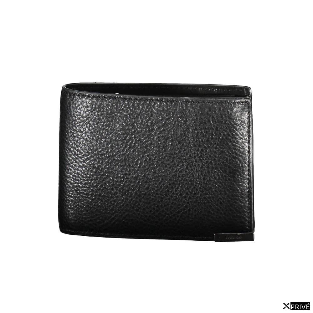 Portefeuille noir en Cuir — 1