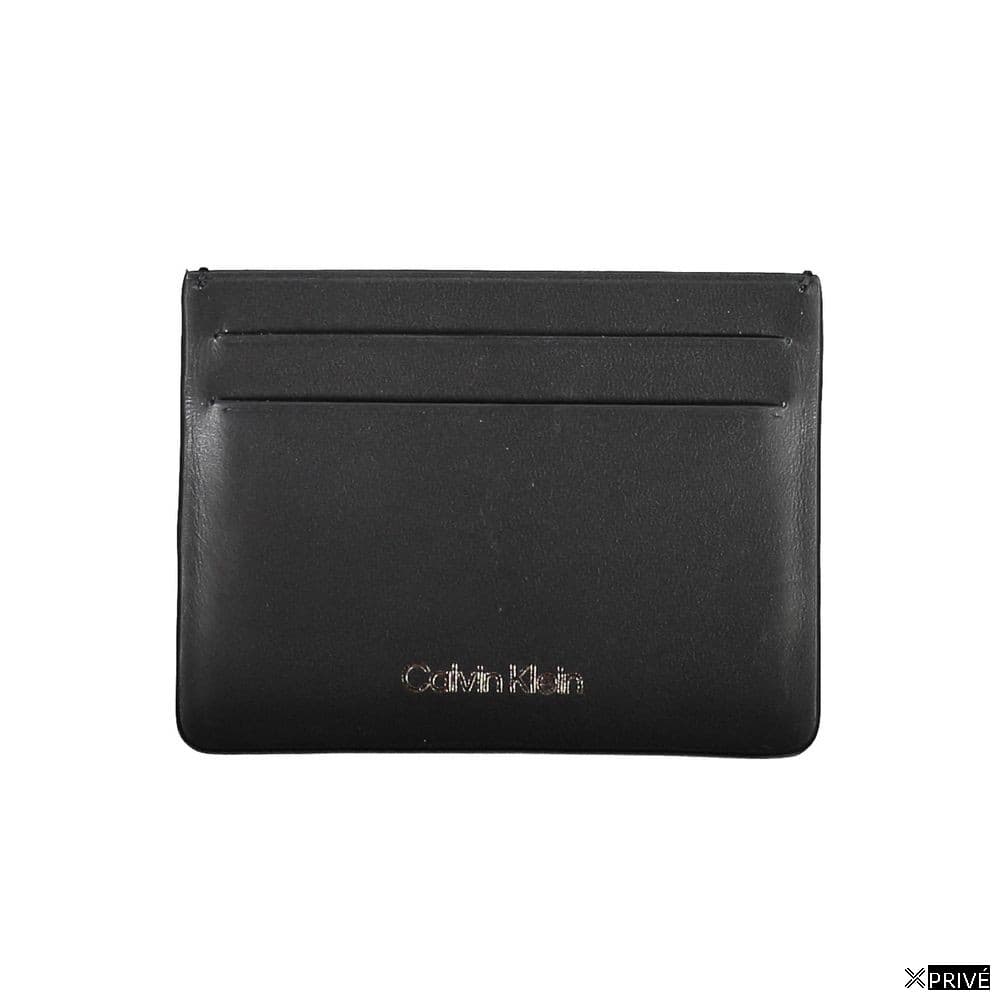 Portefeuille noir en Cuir — 1