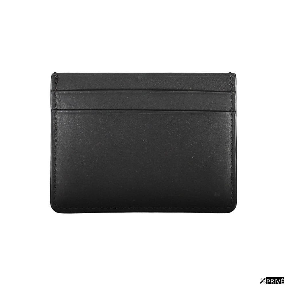 Portefeuille noir en Cuir — 2
