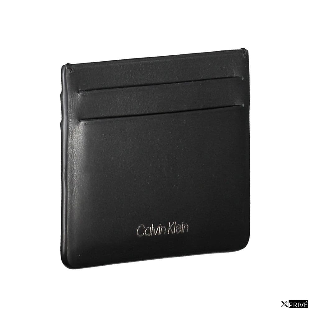 Portefeuille noir en Cuir — 3