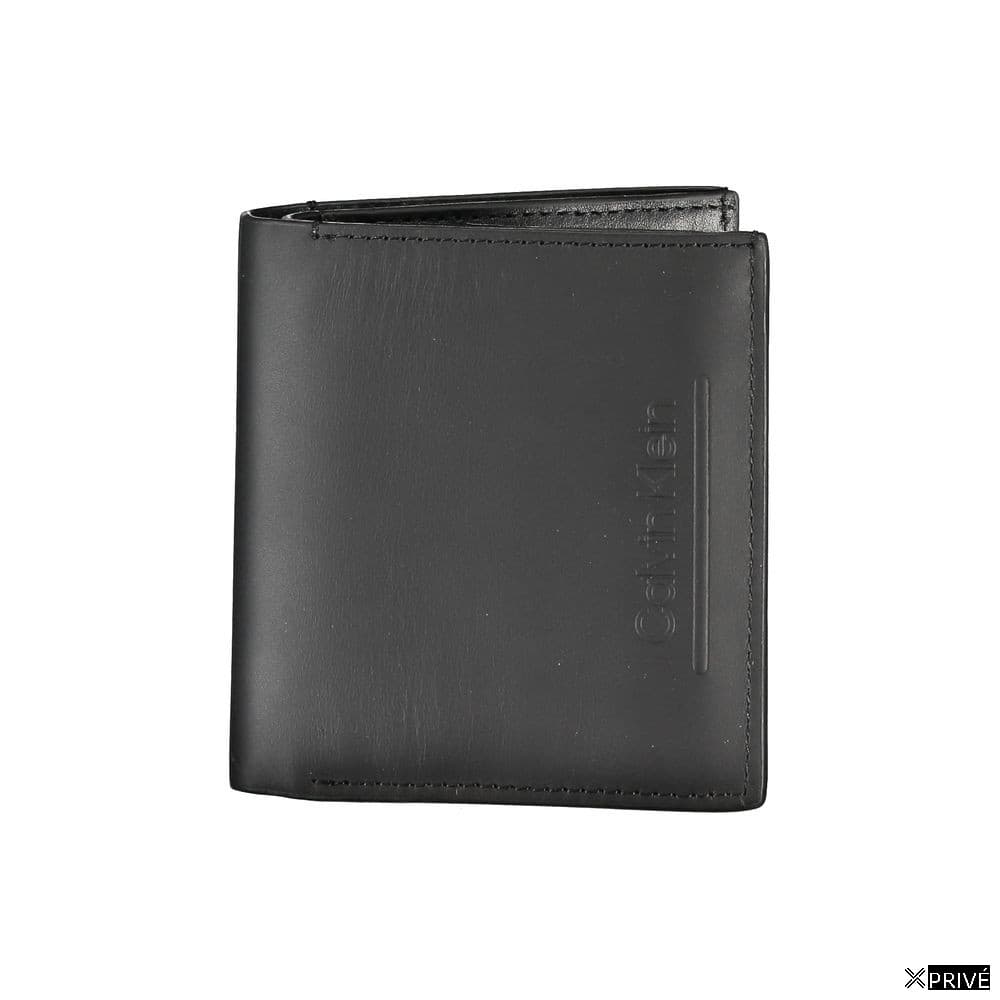 Portefeuille noir en Cuir — 1
