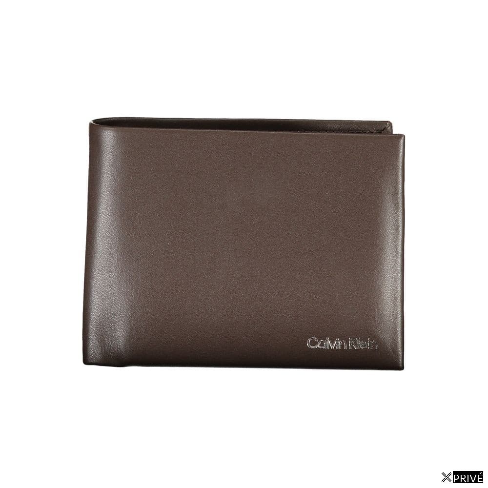 Portefeuille brun en Cuir — 1