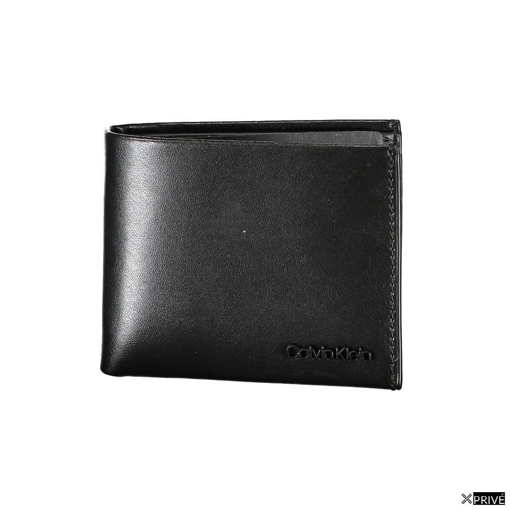 Portefeuille noir en Cuir — 1
