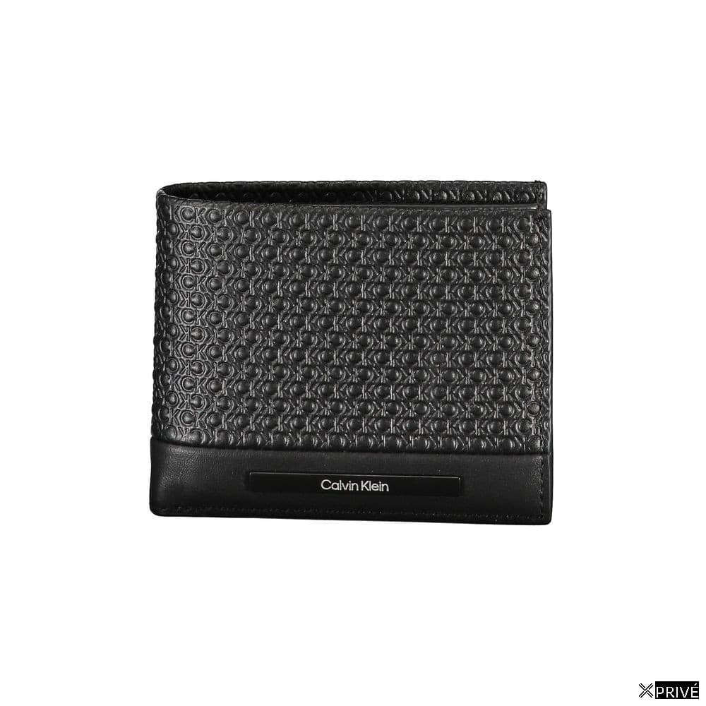 Portefeuille noir en Cuir — 1