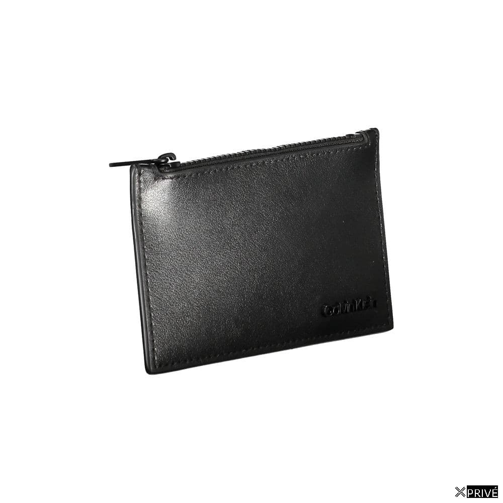 Portefeuille noir en Cuir — 3